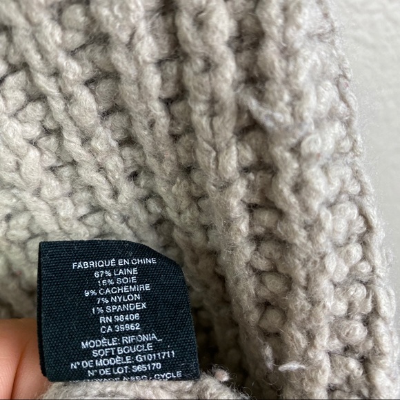 Theory Small Rifonia Beige Turtleneck Sweater - Picture 9 of 10